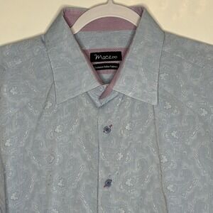 Maceoo Flavour Paisley Light Blue 2XL (6) European Elegance Meets West Coast